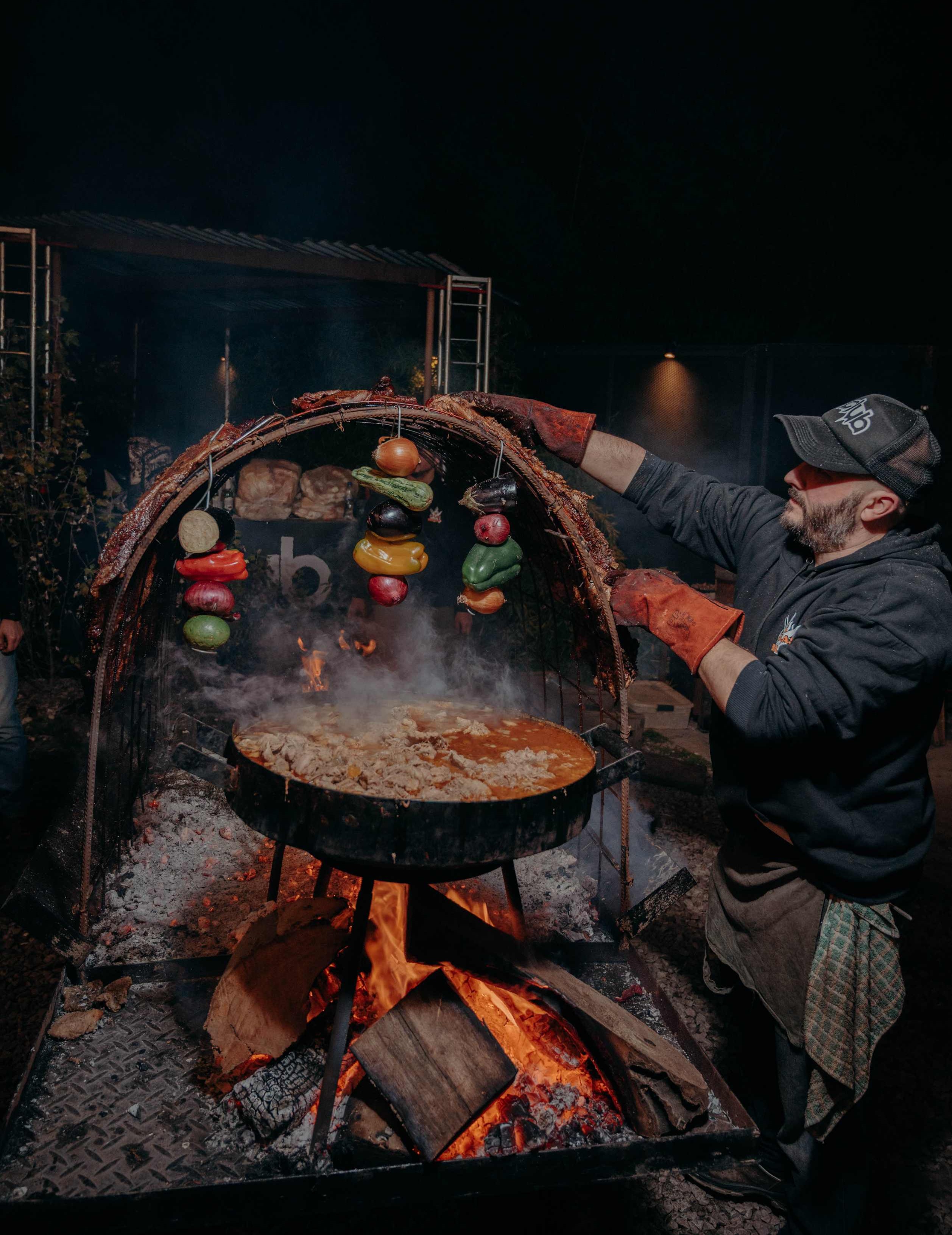 Gastronomía al fuego